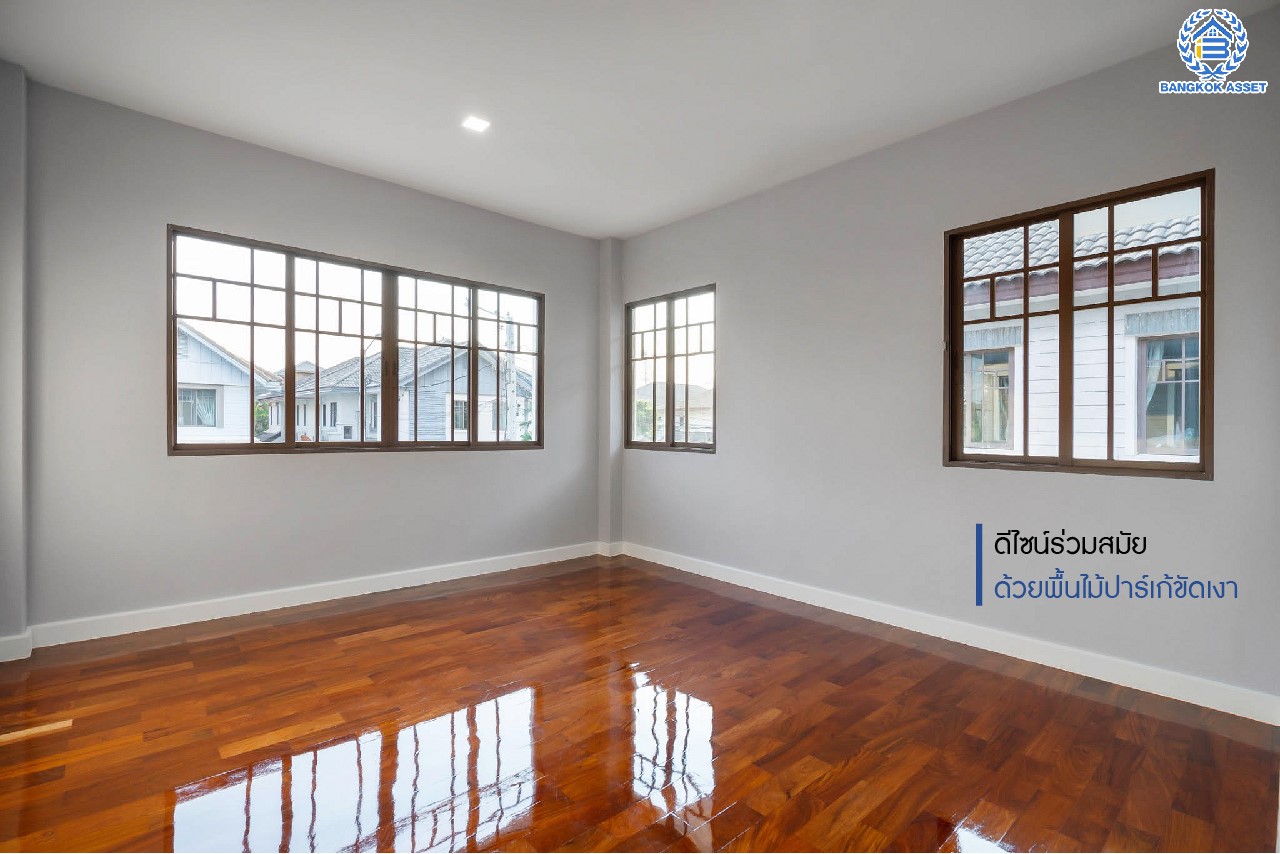 คฤหาสน์ตกแต่งใหม่ หลังใหญ่ที่สุดเท่าที่เคยมีมา!! แบรนด์ Sansiri ม.เศรษฐสิริ สนามบินน้ำ แปลงมุม ดีไซน์สุด Luxury ทำเลโซนเมือง! เนื้อที่ 121.3 ตร.ว. บนพื้นที่ใช้สอยถึง 510 ตร.ม. ฟังก์ชันจัดเต็ม 4 ห้องนอน 5 ห้องน้ำ 1 ห้องแม่บ้าน 1 ห้องอเนกประสงค์ จอดรถได้ถึง 5 คัน บนทำเลใกล้เซ็นทรัลรัตนาธิเบศร์ และ MRT สายสีม่วง "สถานีแยกนนทบุรี1"